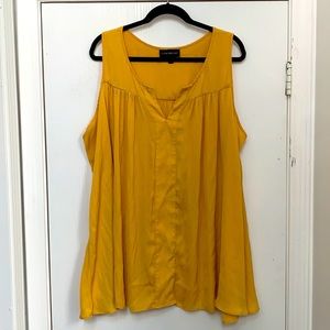 Gold Sleeveless Blouse
